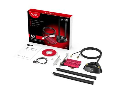 Cudy WE4000 AX3000 Adapter mrežna karta, Crni
