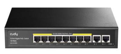 Коммутатор 10/100/1000 10-порт Cudy GS1010PE 8 Gbit PoE+ порт/2 Gbit Uplink порта 120W