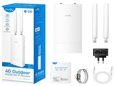 Cudy LT500 Wi-Fi ruter Outdoor 4G LTE Cat 4 AC1200 Nano SIM Slot
