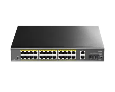Cudy GS1026PS2 Mrežni ruter 24-Port Gigabit PoE+ Switch 2 Uplink Gigabit Ports 2 Gigabit SFP Slots 300W
