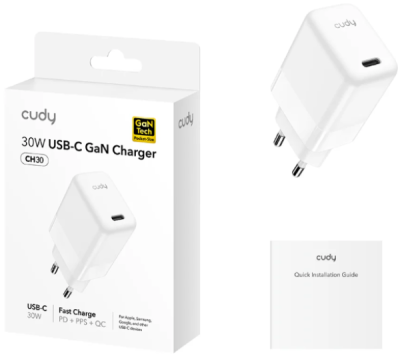 Cudy CH30_EU Punjač za mobilni telefon USB-C 30W
