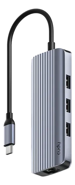 Cudy UH606 USB-C HUB sa Gigabit Ethernet portom 6-u-1