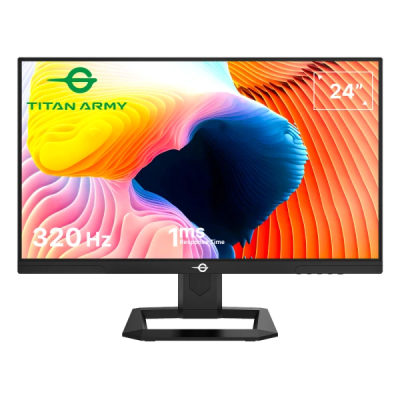 Titan Army P2510H-PRO Gaming Monitor 24 1920x1080 IPS Full HD 1ms 320Hz HDMI DP HDR400 AMD FreeSync G-Sync