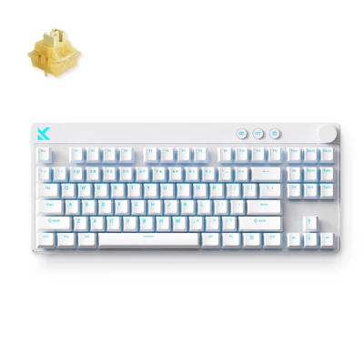 Mchose Mix 87 Gaming tastatura Hall Effect Magnetic Switch, White