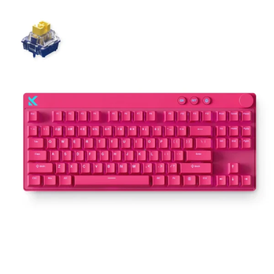 Mchose Mix 87 Gaming tastatura Hall Effect Magnetic Switch Rose Red