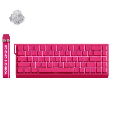 Mchose Ace 68 Gaming tastatura Hall Effect Magnetic Switch Rose Red