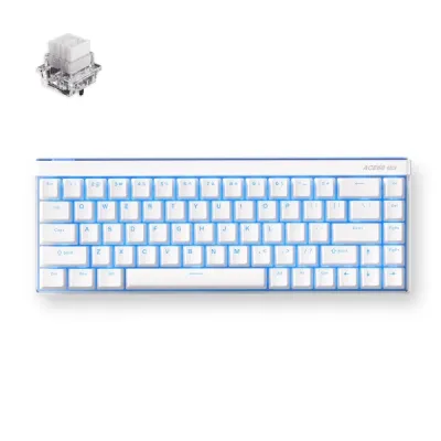 Mchose Ace 68 Air Ultra Esports Gaming tastatura, Bela