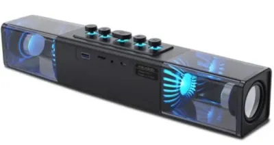 Microlab MS213C Bežični Soundbar 2x15W USB SD AUX LED Bluetooth, Crni