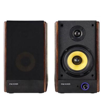 Microlab SOLO4 Set aktivnih drvenih zvučnika 2.0 60 W RMS (20+10W)x2 4+0,75 Bluetooth Optical 2RCA 2 komada, Crni