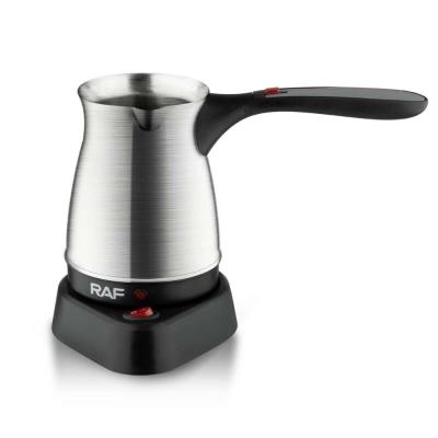 RAF R.127 Električna džezva sa sklopivom ručkom 600 W 0.5 l Inox, Srebrno-crna