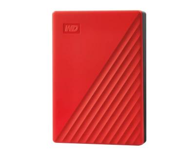 WD My Passport Eksterni HDD 4TB 2.5" WDBPKJ0040BRD, Crveni