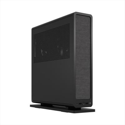 FRACTAL DESIGN Ridge Black Mini-ITX Case, with 2x 140mm Aspect PWM Fans, Black
