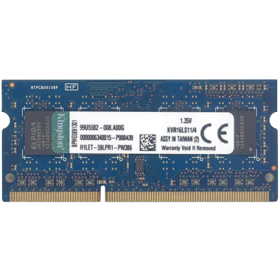 Memory SODIMM DDR3 4GB 1600MHz Kingston CL11 KVR16LS11/4 1.35V