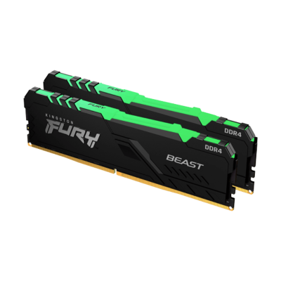 Kingston KF432C16BB1AK2/32 память DDR4 32GB/2x16/3200MHz Fury Beast RGB