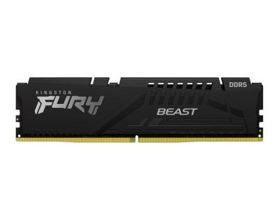 Kingston KF552C40BB-8 RAM memorija DIMM DDR5 8GB 5200MT/s Fury Beast, Black