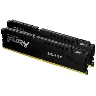 Memory DDR5 64GB (2x32GB) 5600MT/s Kingston Fury Beast KF556C40BBK2-64