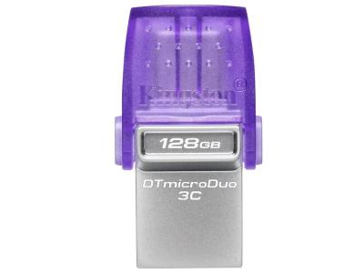 Kingston USB Flash memorija 128 GB, Ljubičasto-srebrna