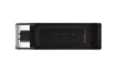 Kingston DT70/256GB DataTraveler USB-C flash 256GB, Crni