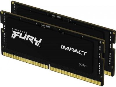 SODIM Память DDR5 64GB (2x32GB) 5600MHz Kingston Fury Impact KF556S40IBK2-64