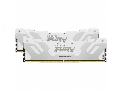 Kingston KF564C32RWK2-32 RAM memorija DIMM DDR5 32GB 2x16 6.400MHz FURY Renegade White XMP, White