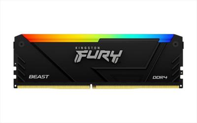 Kingston KF436C17BB2A/8 RAM memorija DDR4 8GB 3600MHz CL17 FURI BEAST BLACK RGB, Crna