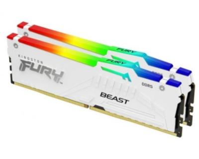 Kingston KF560C36BWE2AK2-32 FURY Beast DIMM DDR5 32GB (2x16GB kit) 6000MT/s RGB White, White