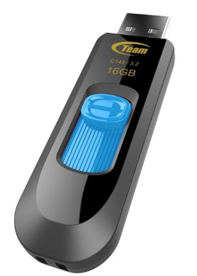 Team C145 USB Flash memorija 16GB USB 3.2 TC145316GL01, Crna
