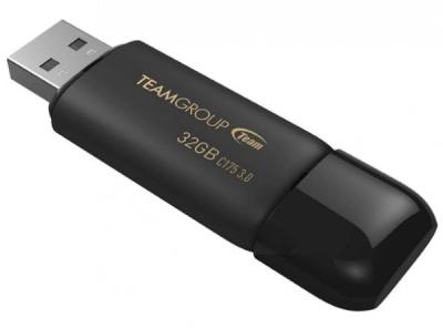 Team C175 USB 3.2 Flash 32GB TC175332GB01, Crni