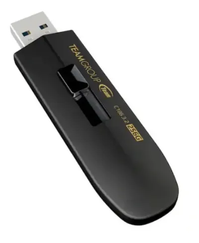 Team TC1863256GB01 USB Flash C186 256GB USB 3.2, Crni