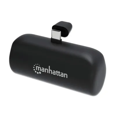 Manhattan 1026336 Eksterna baterija 5000mAh 10W USB-C, Crni