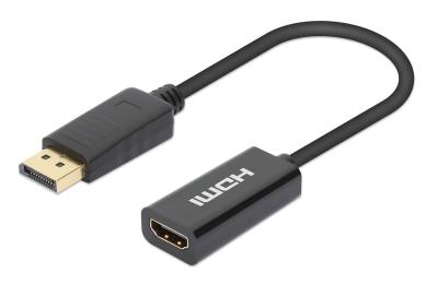 Manhattan adapter DP na HDMI 4K@60Hz, Crni