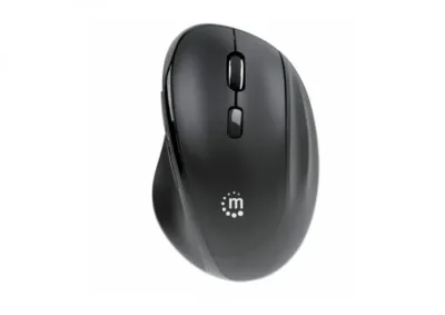 Manhattan 190237 Miš Ergonomic USB 1600 DPI, Crni