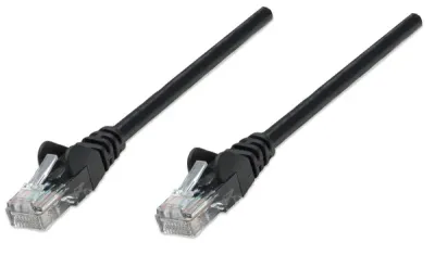 Intellinet 320757 UTP kabl Cat5e CCA 2m, Crni