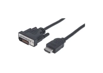 Manhattan 372510 Kabl HDMI/M - DVI-D/M 24+1/3m
