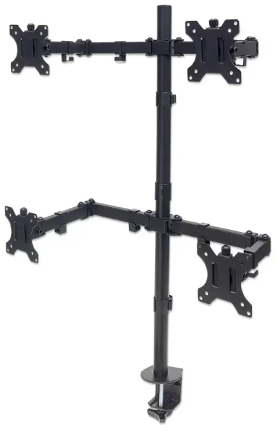 Manhattan 461566 desk mount for four monitors 13-32