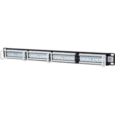 Intellinet Prespojni panel Cat5e UTP 24-portni 19'' 1U, Crni