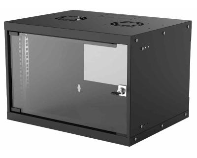 Intellinet 714143 Rek orman 19" Basic Wallmount Cabinet 6U, Crni