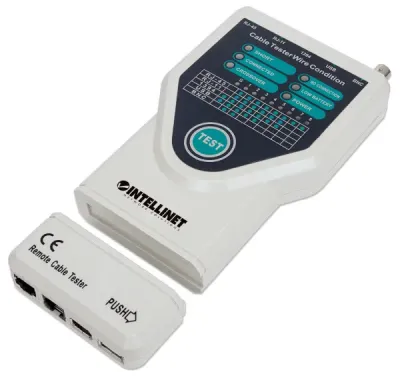 Intellinet 780094 Mrežni tester RJ45/RJ11/USB/BNC