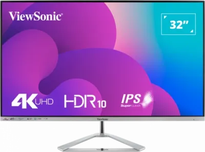 ViewSonic VX3276-4K-MHD Monitor 32" 3840x2160 UHD 4K VA 60Hz 4ms 2x HDMI DP Mini DP HDR10 Zvučnici