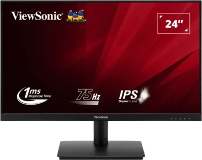 Viewsonic VA240-H-2 Monitor 24 1920x1080 Full HD IPS 1ms 75Hz VGA HDMI, Crni