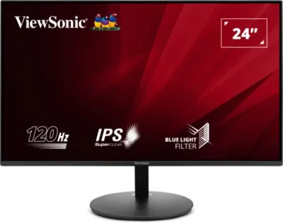 Монитор 24 Viewsonic VA24E1-H 1920x1080/Full HD/IPS/5ms/120Hz/VGA/HDMI/Frameless