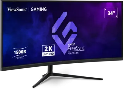 ViewSonic VX3418C-2K Monitor 34" UltraWide QHD 3440x1440 VA 180Hz Zakrivljeni, Crni