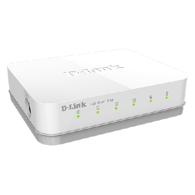 D-Link GO-SW-5G switch, 10/100/1000 5 ports