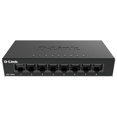 D-Link DGS-108GL/E Switch 8-port 10/100/1000 Unmanaged