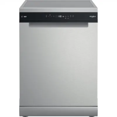 Whirlpool W7F HP43 X freestanding dishwasher, 15 place settings, grey