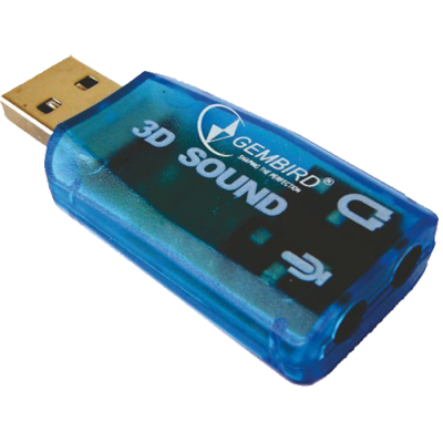 Gembird SC-USB-01 Zvučna karta USB 5.1 3D zamenjuje audio kontrolor u PC