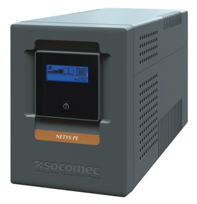 UPS Socomec NeTYS PE 1500VA/900W 230V 50/60Hz AVR, Step wave, LCD display, RJ45, 1xUSB