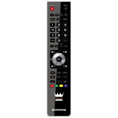 Superior 4:1 FREEDOM Daljinski upravljač za 4 uređaja PC programiranje, Crna