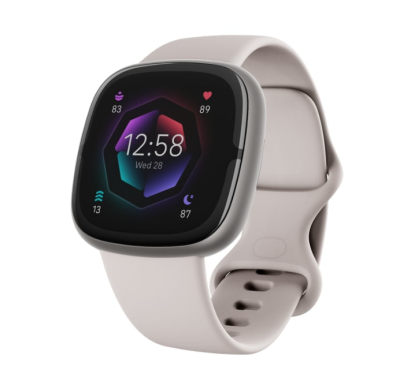 Fitbit FB521SRWT Sense 2 Pametni sat, Platinum