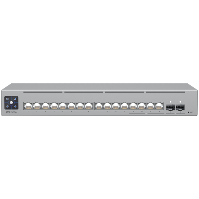 UBIQUITI UVC-G5-TURRET-ULTRA Sigurnosna kamera Ultra2K HD PoE IR night vision AI, (no color) Etherlighting 16-portov mrežni prekidač sloј 3 2.5 GbE, Sivi
